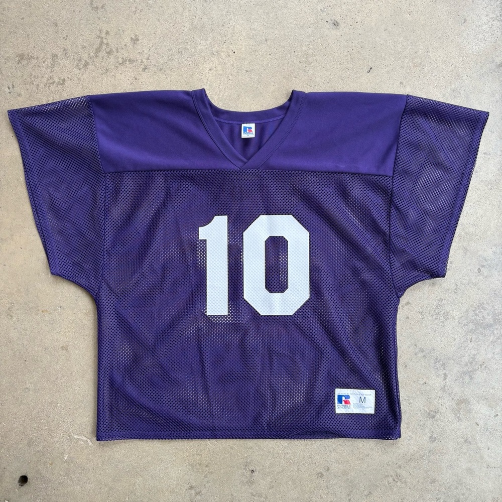 Russel Athletics Purple Sports Jersey Medium Football Made in South Africa